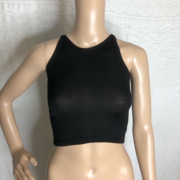 Boutique Tops - Black Crop Top